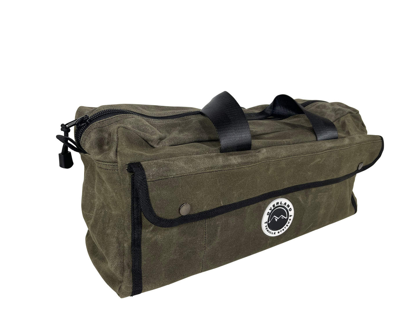 Small Duffle Bag With Handle And Straps - #16 Waxed Canvas