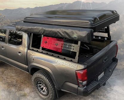 Discovery Rack with Side Cargo Plates and Front Cargo Tray System Kit - Mid Size Truck Short Bed Application