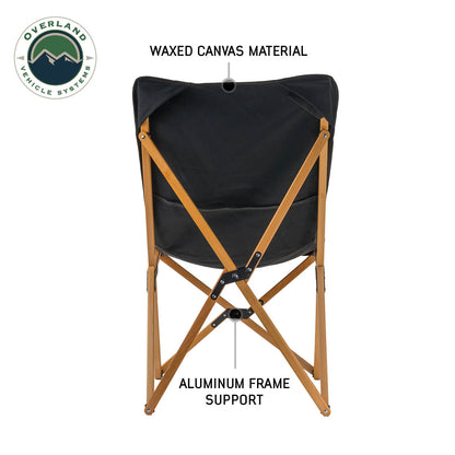 Kick It Camp Chair - Wood Base & Storage Bag