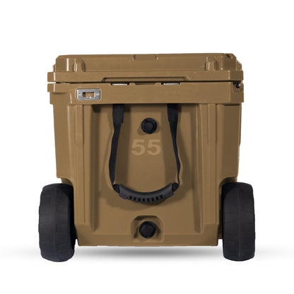 55QT Rolling Rugged Cooler