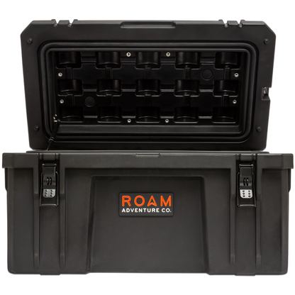 ROAM 82L Rugged Case - medium heavy-duty storage box shown in Black