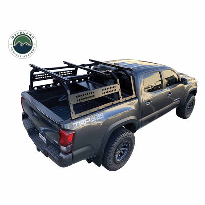 Discovery Rack with Side Cargo Plates and Front Cargo Tray System Kit - Mid Size Truck Short Bed Application