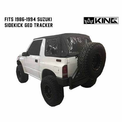 Replacement Soft Top - Black Diamond - Suzuki Sidekick / Geo Tracker (1986-1994)