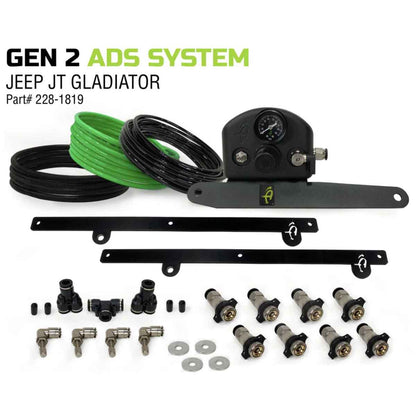 4 Tire Inflation System - Engine Mount With Box, Fittings, Hoses & Storage Bag - Jeep Gladiator