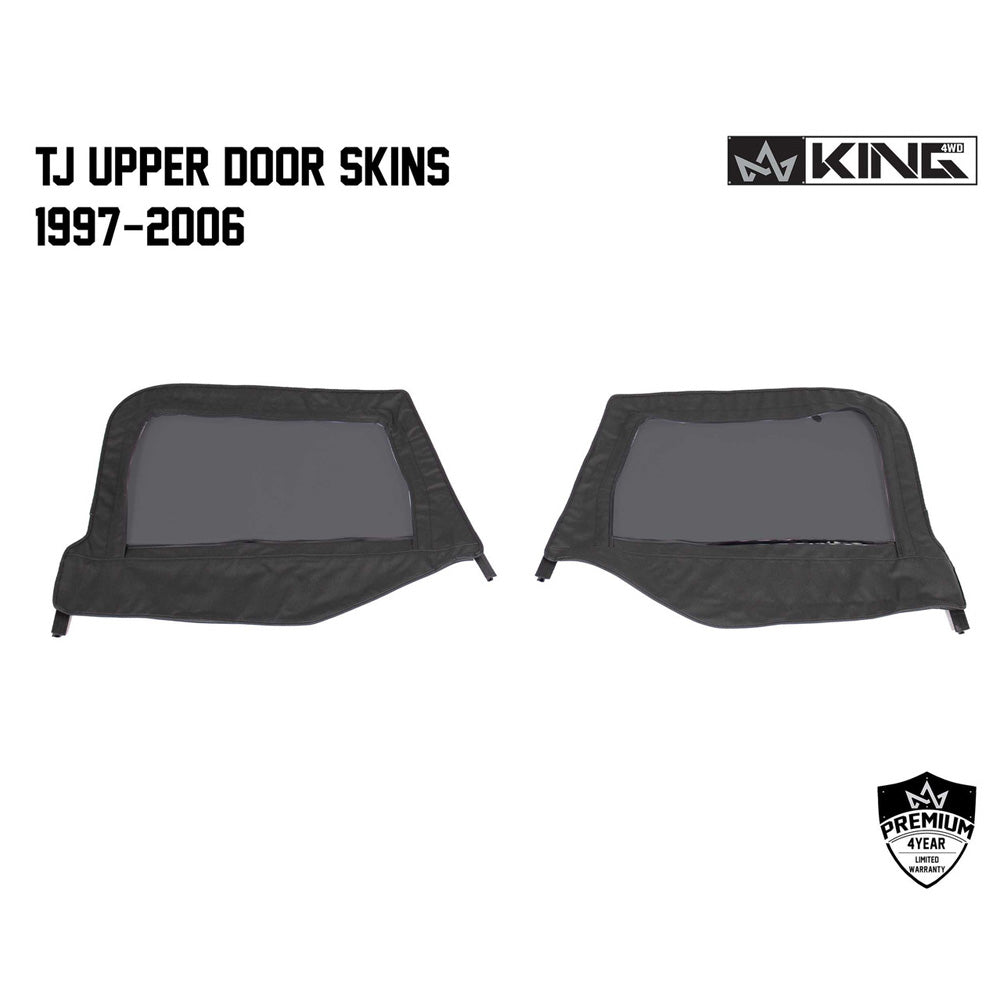 Replacement Soft Upper Doors Tinted - Pair - TJ