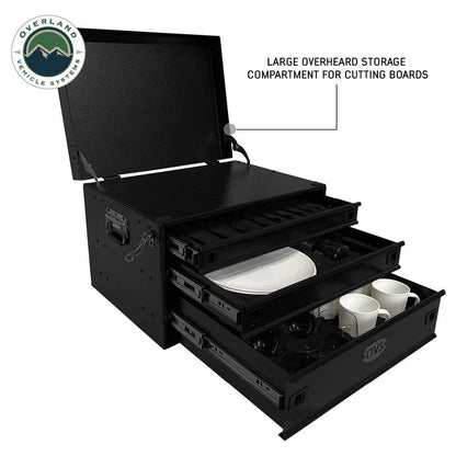 Overland Kitchen Kit - 39 Piece Utensil Set with Aluminum Storage Box and Custom Cut Foam