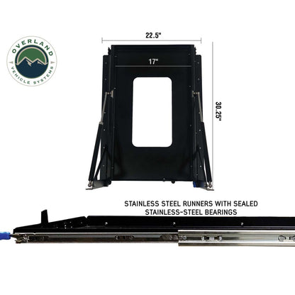 Refrigerator Tray With Slide and Tilt - Size  Small