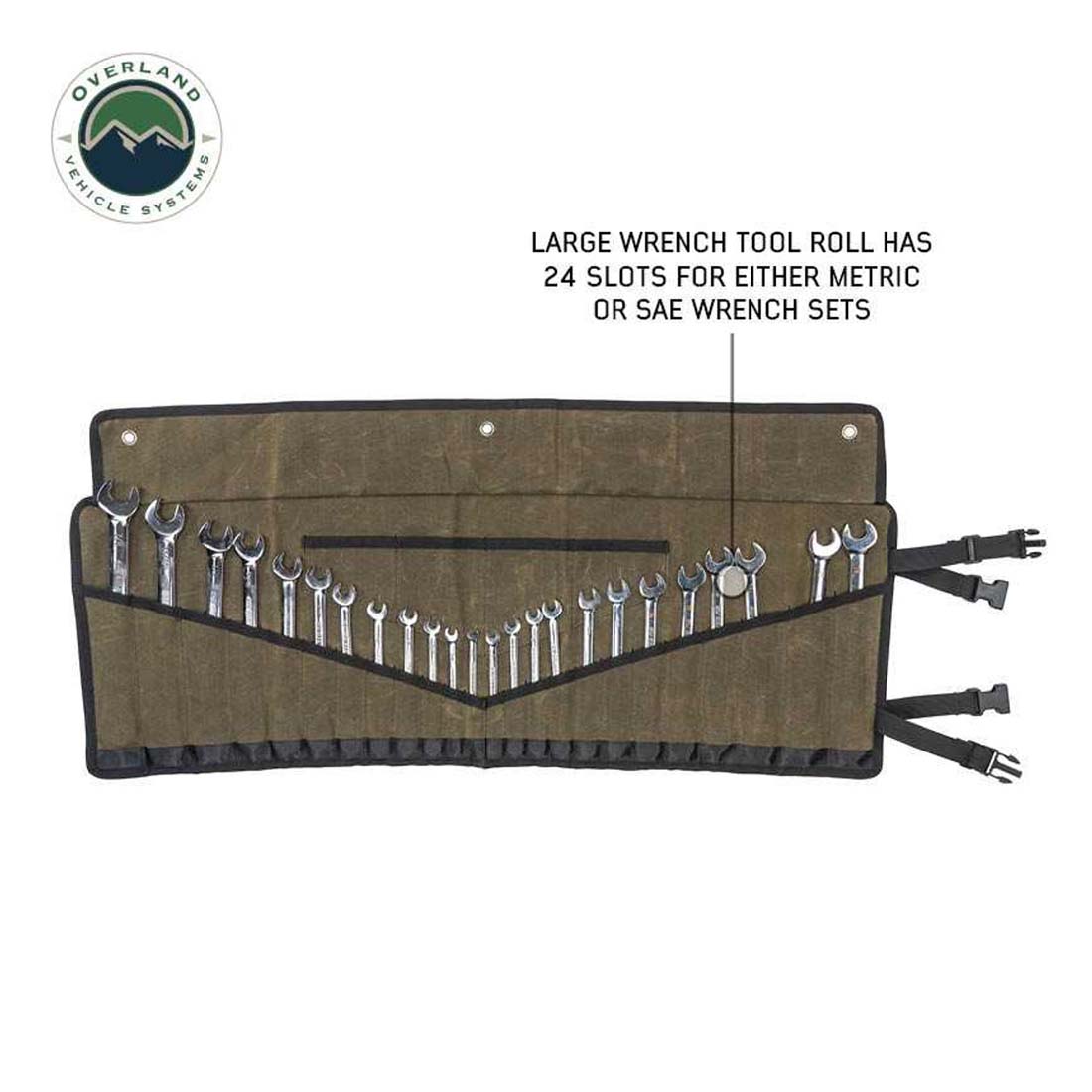 Small Wrench Tool Roll (12 Slot) - #16 Waxed Canvas