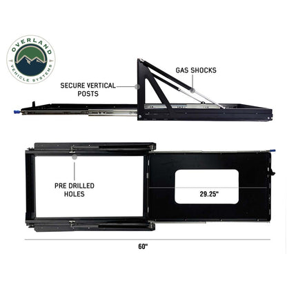 Refrigerator Tray With Slide and Tilt - Size  Small