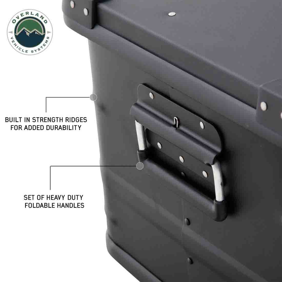 Aluminum Storage Box 53QT - Black