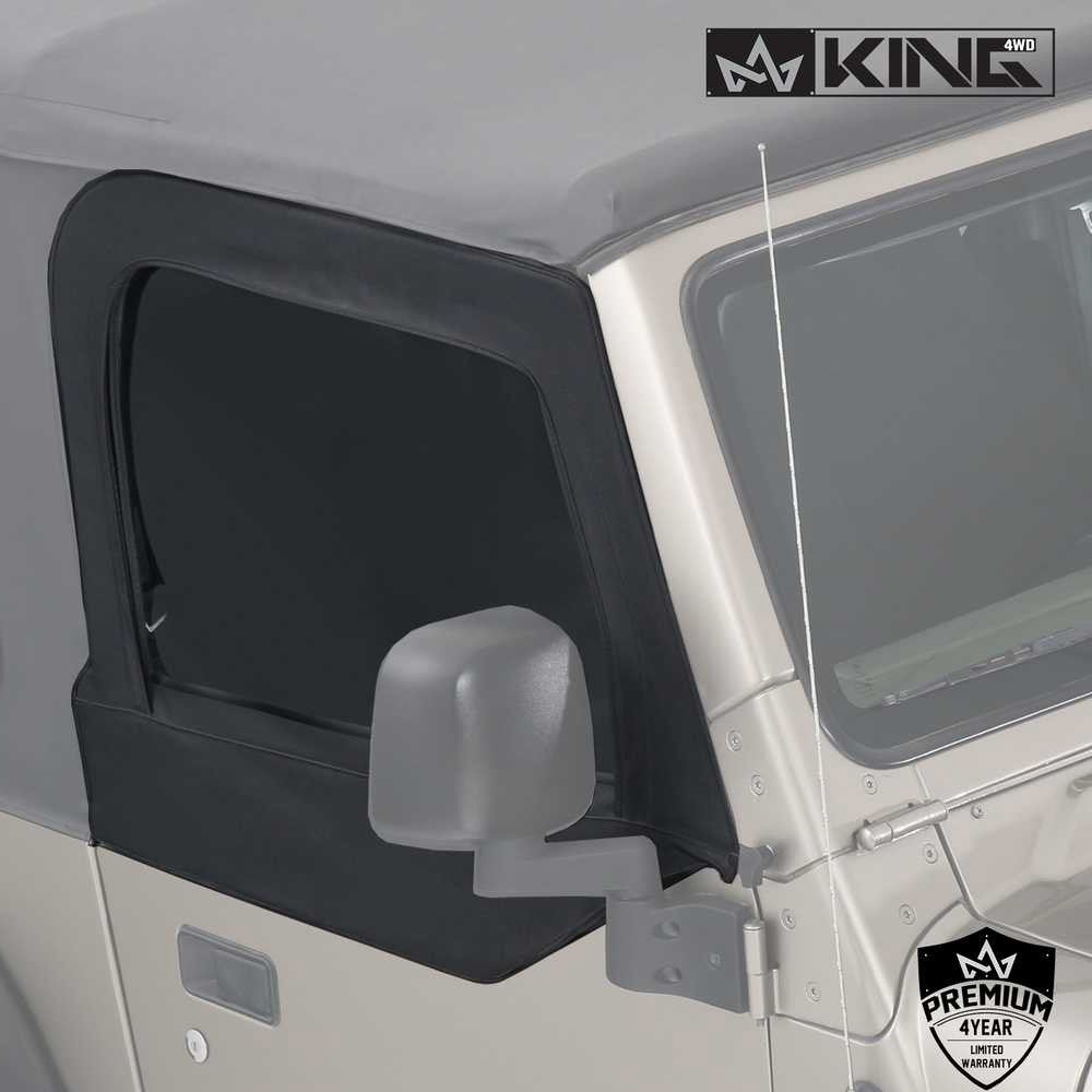 Replacement Soft Upper Doors Tinted - Pair - TJ