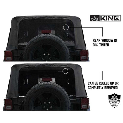 Replacement Soft Top - Black Diamond - JK 2 Door (2010-2018)