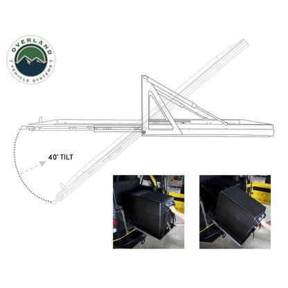 Refrigerator Tray With Slide and Tilt - Size  Small