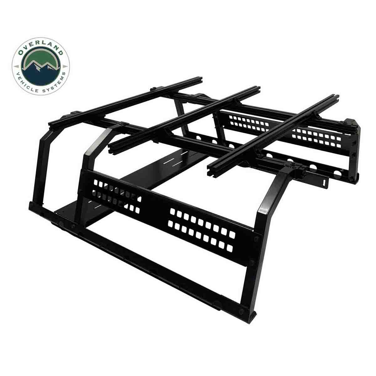 Discovery Rack with Side Cargo Plates and Front Cargo Tray System Kit - Mid Size Truck Short Bed Application