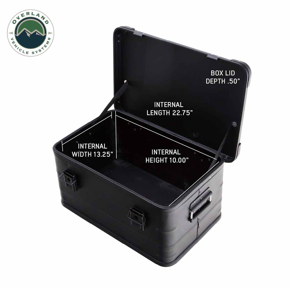 Aluminum Storage Box 53QT - Black