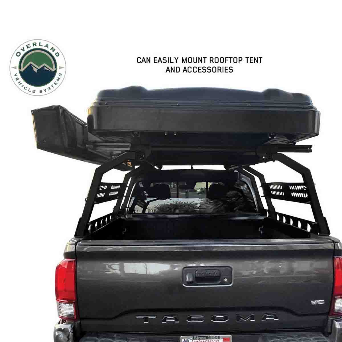 Discovery Rack with Side Cargo Plates & Front Cargo Tray System Kit for Full-Size Truck Short Bed Application