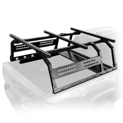 Discovery Rack with Side Cargo Plates and Front Cargo Tray System Kit - Mid Size Truck Short Bed Application