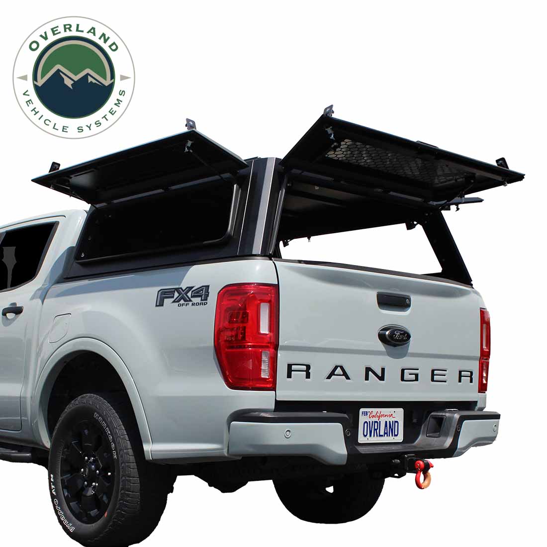 Expedition - Truck Cap W/Full Wing Doors, Front and Rear Windows & 3rd Brake Light