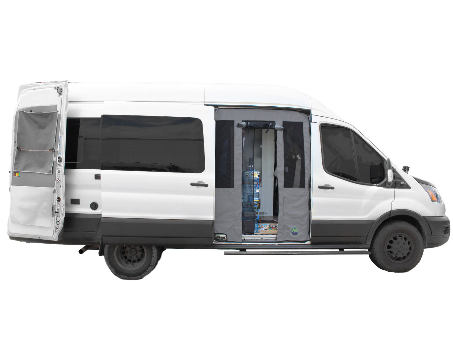 Ford Transit Van Side Door and Rear Door Screens, Mid Height