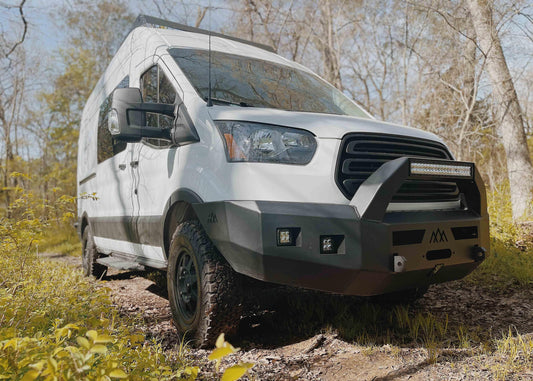 Ford Transit (2015-2019) Front Bumper [Bull Bar] - Backwoods Adventure Mods