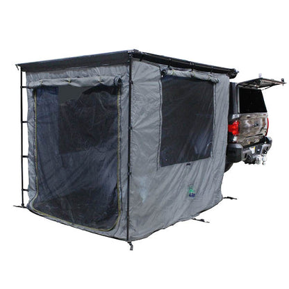 HD Nomadic 2.0 Awning Room Enclosure, Grey Body, Green Trim (4 Walls & Floor)