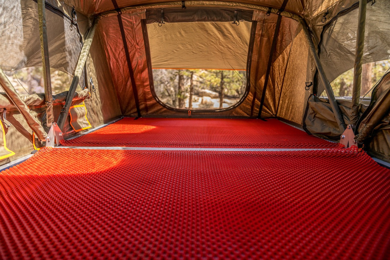 3-inch high-density foam mattress included in the Vagabond XL Rooftop Tent