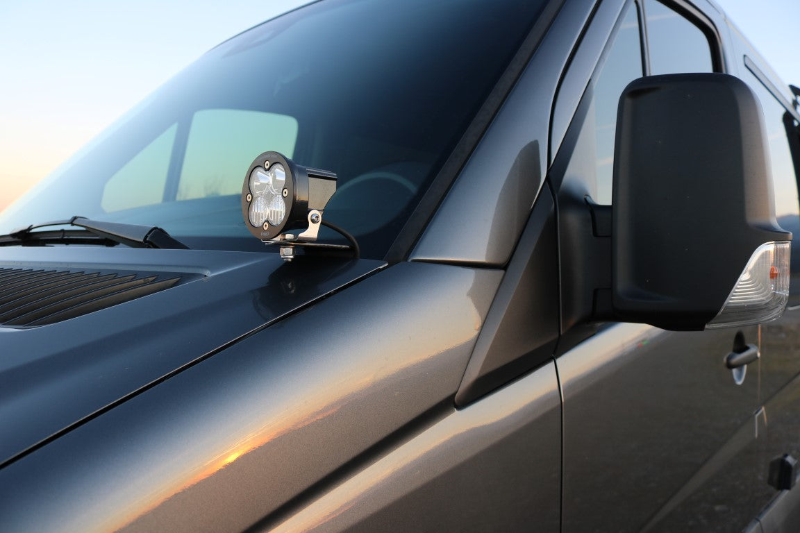 Van Compass Hoodline Light Mount