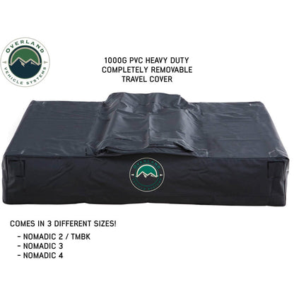 LD TMBK - Soft Sided Roof Top Tent, 2 Person, Tan Body & Green Rainfly