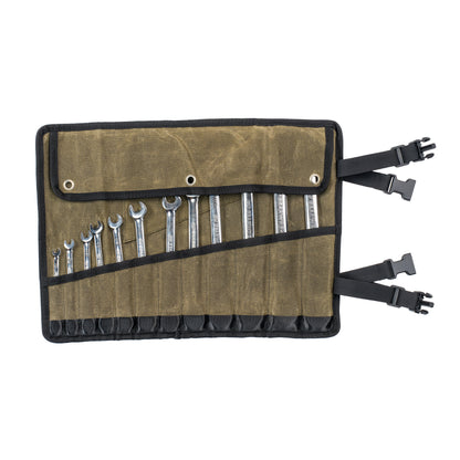 Large Wrench Tool Roll (24 Slot) - #16 Waxed Canvas