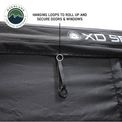 XD Nomadic 270 - Awning Wall 1 with Blackout, Driver Side, Black Body, Black Trim with Storage Bag