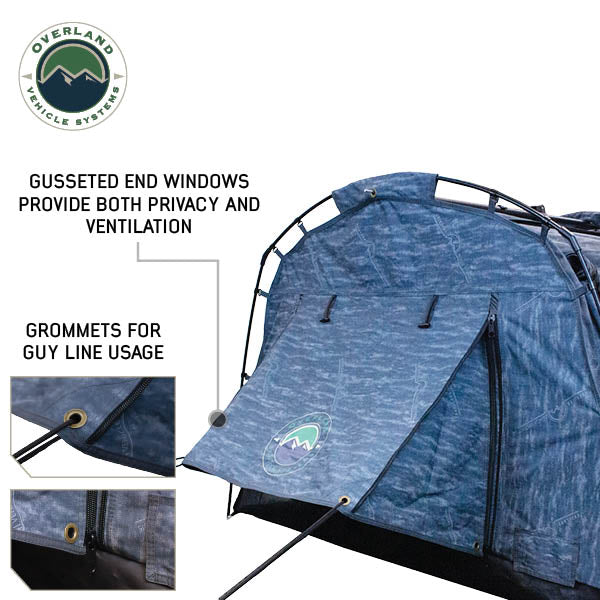 XD Khumbu - Extreme Duty Swag Ground Tent, 2 Person, Grey Body & Black Rainfly