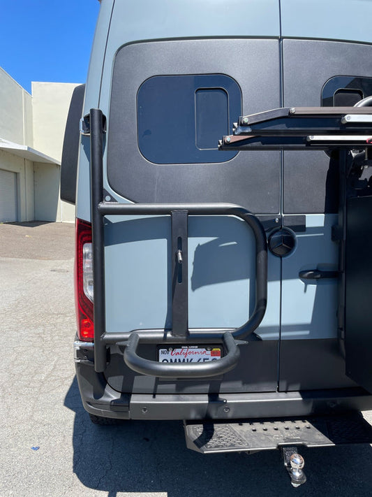 Owl Vans - Expedition Tire Carrier - Aluminum (2019+ Sprinter Van & 2020 Revel) VS30