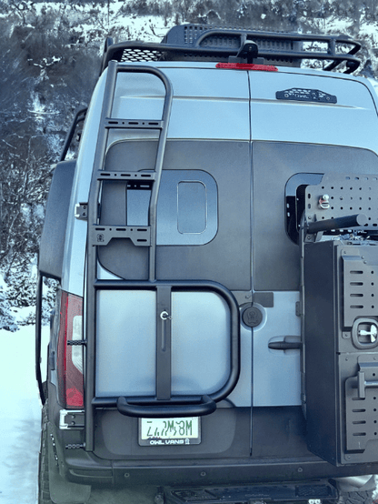 Sprinter Ladder + Tire Carrier - (Explorer) - 2019-Present – Owl Vans