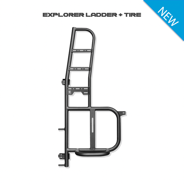 Sprinter Ladder + Tire Carrier - (Explorer) - 2019-Present – Owl Vans