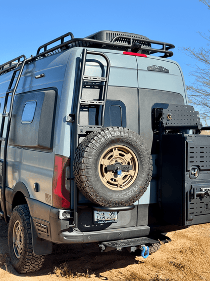 Owl Vans Ladder + Tire Carrier for Sprinter VS30 (2019-Present) - Explorer Edition