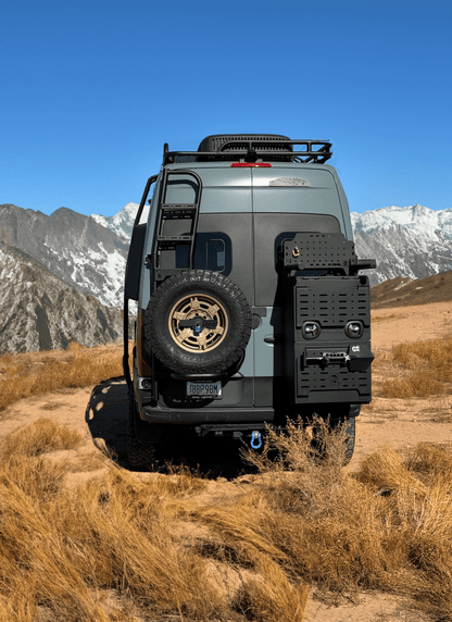 Owl Vans Ladder + Tire Carrier for Sprinter VS30 (2019-Present) - Explorer Edition