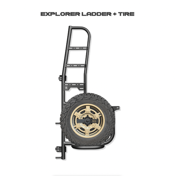 Sprinter Ladder + Tire Carrier - (Explorer) - 2019-Present – Owl Vans