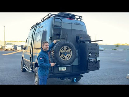 Owl Vans Ladder + Tire Carrier for Sprinter VS30 (2019-Present) - Explorer Edition