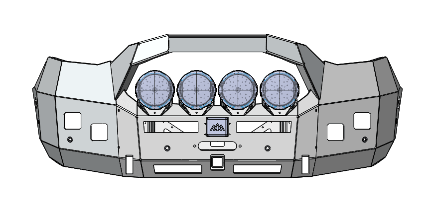 Pathfinder - PROWLR Light Bracket [For Backwoods Van Bumpers] - Backwoods Adventure Mods